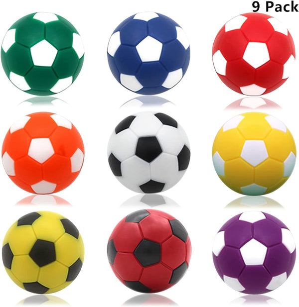 OuMuaMua Foosball Table Balls, 1.42 Inch Soccer Balls for Tabletop Game, World Cup Accessory Replacements
