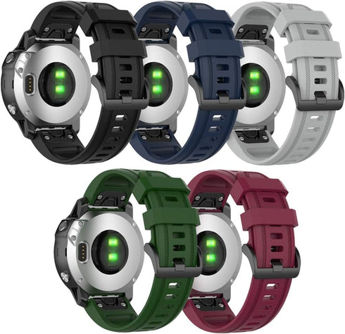 Band for Garmin Fenix 6S, Soft Silicone Replacement Watch Band Strap for Garmin Fenix 6S/Fenix 6S Pro/Fenix 6S Sapphire/Fenix 5S/Fenix 5S Plus/D2 Delta S Smartwatch