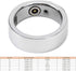 Luqeeg Smart Health Ring - Bluetooth Pressure Sleep Monitoring Health Monitor, IPX8 Waterproof, Rechargeable