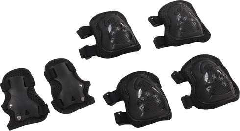 Kids Adult Sports Protective Gear Set, Knee Elbow Pad Wrist Guards Safety Protective Gear Knee Elbow Wrist Pads Set for Roller Skating 6 Years Old+