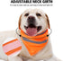 Adjustable High Visibility Dog Scarf - Reflective Towel Bib for Outdoor Adventures