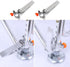 UtySty 2 Pack Commode Fishing Chairs Foot Pegs Tall Directors Chairs Footrest Pedals for Casting Platform Boat Fishing