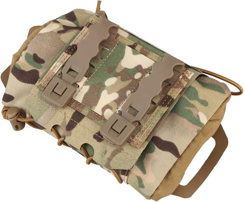 SABADO Rapid/Quick Deploy First Aid Kit, Tactical IFAK Pouch, Two-Piece System Med Roll Carrier, Outdoor Bag