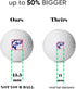 QUBI Golf Ball Stamp - Reusable Self-Inking Marker to Identify Golf Balls, Golf Gift Accessories for Men Women