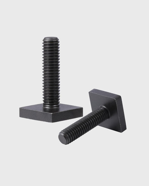 T Slot Bolts for Thule, Yakima Roof Rack Cross Bars, Platform, Cargo Basket, Stainless Square T Track Bolt Adapter to Secure Bike/Ski/Kayak Rack, Solar Panel, Awning, 4mm Thick