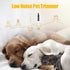 YEUKEUUAI Trimmer, Trimmer 4-in-1) Dog Paw Low Noise Paw Hair for Dogs with LED Light Wireless Pet Shaver, Suitable
