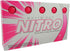 Nitro Long Distance Golf Balls (15PK) White Hot Core, 70 Compression, USGA Approved, Hot Pink