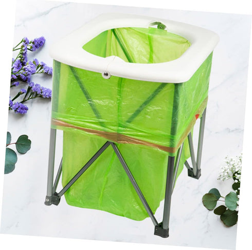 BESPORTBLE Outdoor Emergency Folding Toilet Lightweight Sturdy Portable Toilet for Camping Hiking Fishing Travel