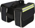 PU Bike Rear Rack Storage Bag, Durable Saddle Bag for Riding Cycling, Fits Most Bicycles