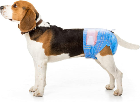 Disposable Dog Diapers for Female Dogs, Pet Soft Dog Diapers, Cat Diaper for Female Cats, Puppy Diaper 8pcs XSmall