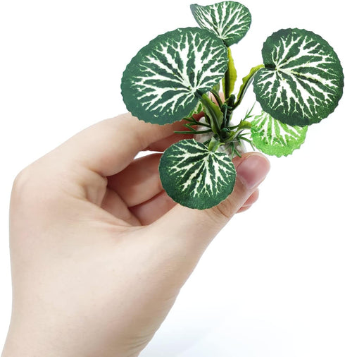 6PCS Betta Silk Plastic Plants - Aquarium Decorations for Fish Tank