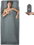 Frelaxy Sleeping Bag Liner, XL Travel Sheet for Backpacking, Comfy & Easy Care, Full-Length Zipper