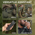 TECEUM Tactical Pistol Lanyard, 3+ Colors, Equipment Accessories for Military, Police, Security, Anti-Loss Elastic Coil
