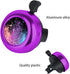 MZELQ Cute Bicycle Bell for Girls, Women, Kids, Adults - Adjustable Size Aluminum Bike Accessories Ring with Clear Sound