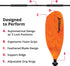 SeaSense Xtreme 2 Kayak Paddle, 96” Fiberglass Reinforced Nylon Blades, 2-Piece Construction