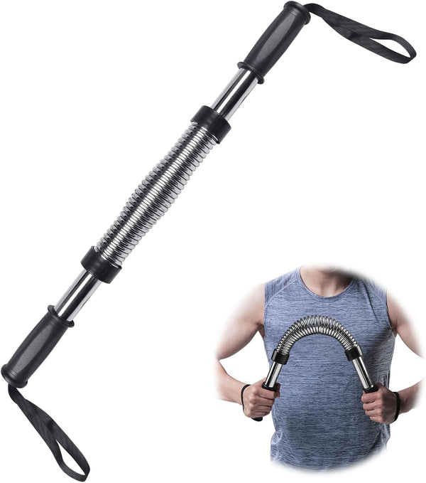 Power Twister Bar, Upper Body Exercise Equipment for Chest, Shoulder, Forearm, Bicep Strengthening