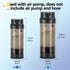 AQQA Aquarium Fluidized Moving Bed Filter, Media Submersible Sponge Filter with Air Stone, Ultra-Silence Air Pump