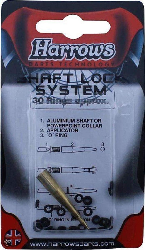 Harrows Shaft Lock System with O-Rings in Gold