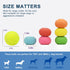 Squeaky Dog Toys, Soft Latex Rubber Ball for Small Dogs, Cute Bounce Squeak Toys with Funny Face