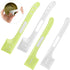 4Pcs Pet Food Can Spoon, Silicone Mixing Spoons for Pet Dog Cat Feeding & Wet Food Storage (Green, Gray)