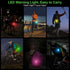 AUAUY LED Dog Collar Light - 4 Modes USB Rechargeable, IP68 Waterproof Pet Collar Light for Running Jogging Walking