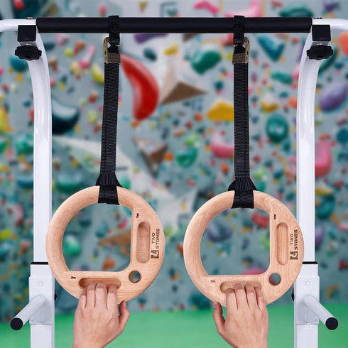 Two Stones Portable Hangboard Rock Climbing as Pull Up Ring for Rock