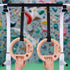 Two Stones Portable Hangboard Rock Climbing as Pull Up Ring for Rock
