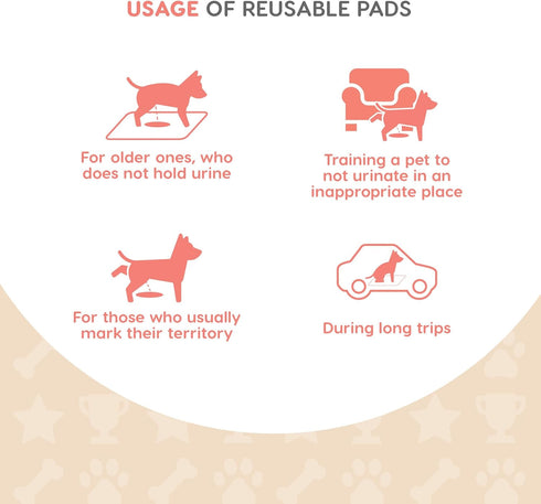 Misoko&Co Champion's Choice 48.5" 48.5" 2pcs Washable Pee Pads for Dogs - Large Reusable Puppy Pads for Potty Training
