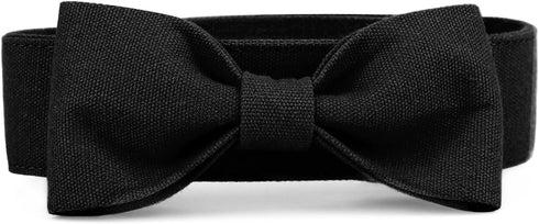 Segarty Bow Ties for Dogs - Adjustable Black Bowtie Collar for Small Medium Dogs, Durable Cats Neck Tie Tuxedo Grooming