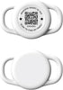 Waterproof Full Body Protection Anti-Lost Air Tag Case, QR Code Airtag Holder for Dog, Cats, Collar, Backpack (White,