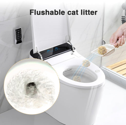 Cat Litter 24LB/4 Packs, Dust-Free Clumping Tofu Cat Litter, Quickly Absorb Odors, Pure Natural Cat Tofu Litter