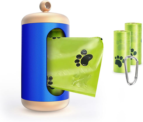 Dog Poop Bag Dispenser, Upgraded Aluminum Poop Bag Holders for Leashes, Durable