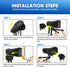 8.5-10in(Rain ANZOME Bike Seat Cushion, Wide Foam & Extra Soft Gel Exercise Bike Seat Cushion for Women Men Everyone