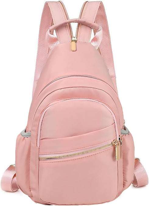 Backpack Daypack YAZEKOUS Crossbody Sling Bag Mini for Women Convertible, Small Crossbody Bags for Travel Hiking