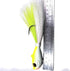 Kmucutie 2 pcs Deer Tail haiKr bucktail Jig Saltwater or Freshwater Bait for Bass Flounder Fishing Lure