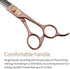 Fenice Peak Thinning Shears for Dogs and Cats, Professional 440C Stainless Steel Trimming Scissors 7.5''