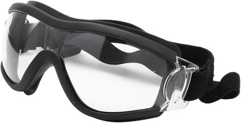 Pet Goggles - Eye Protective Glasses for Medium or Large Dog, Anti-UV, Windproof, Waterproof (Transparent)
