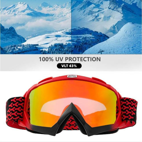 Zsling Dirt Bike Goggles for Men, Women, Youth, OTG Anti UV Windproof Glasses for ATV Riding