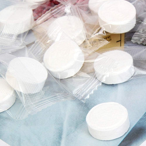 Compressed Towel Coin Tissues Portable Wipe Napkin Paper Tablets Non-Woven Disposable Compressed Cotton Coin Tissue