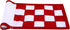 Green Golf Flags, Solid Nylon and Checkered Training Putting Green Flags, 8.7"x6"