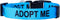 Native Pup Adopt Me Dog Collar - Large, Blue