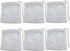 6 Pack Small Filter Bags for Activated Carbon, 3 by 4 inches High Flow Mesh Media Filter Bags