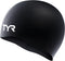 TYR Adult Silicone Swim Cap for Drag Reduction and Hair Protection