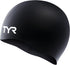 TYR Adult Silicone Swim Cap for Drag Reduction and Hair Protection