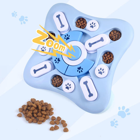 Interactive Dog Puzzle Toys for Large Medium Small Dogs, Squeaky Enrichment Mentally Stimulation Toys