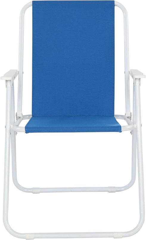 DESIGNSCAPE3D 4.4lbs, 19.1 17.3 29.5 inches Portable Outdoor Beach Chair, Lightweight Sturdy Oxford Cloth, Foldable