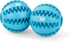 Small Rubber Dental Ball Dog Toy for Chewing - 1.95-Inch (2-Pack) for Medium & Large Dogs