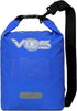 VOS Waterproof Premium Dry Bag, 5L All-Purpose Bag with Zip Pocket for Hiking, Camping, and Winter Sports (Blue)