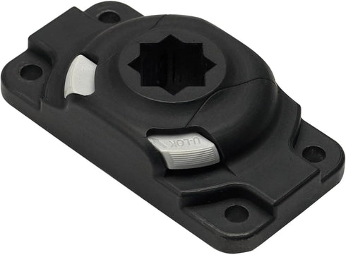 RAILBLAZA Kayak StarPort HD Rectangular Mount Base, Compatible with Many Accessories for Fishing & Hunting Outdoors.