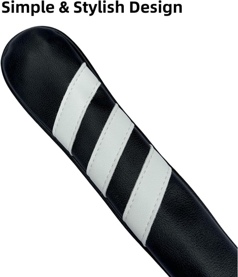 Golf Alignment Stick Cover, Chilxe Black Headcover for Alignment Stick, Basic Golf Accessories